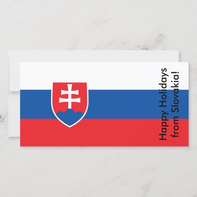 Carte de Joyeuses Fêtes de Slovaquie (Devant)