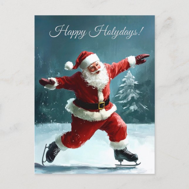 Carte de Joyeuses Fêtes. Noël  (Devant)