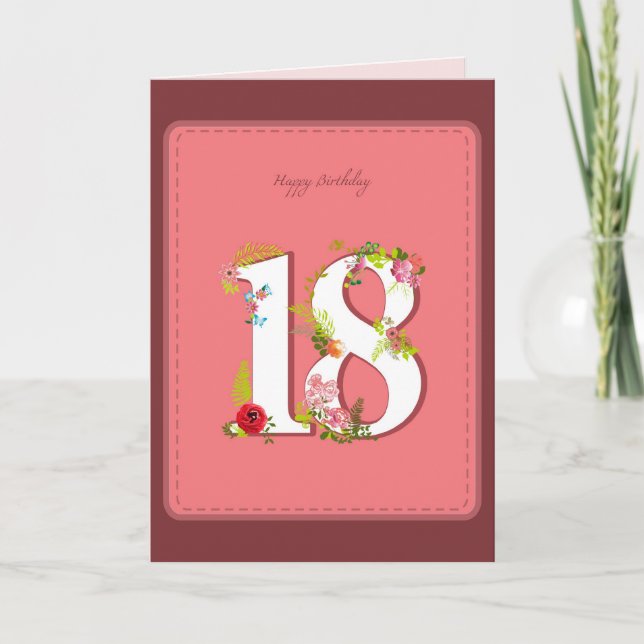 carte de joyeux anniversaire (Devant)