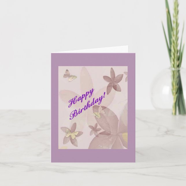 Carte de joyeux anniversaire (Devant)
