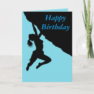 Cartes Grimpeur Roche D Anniversaire Zazzle Ca