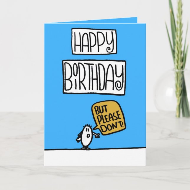 carte de joyeux anniversaire (Devant)