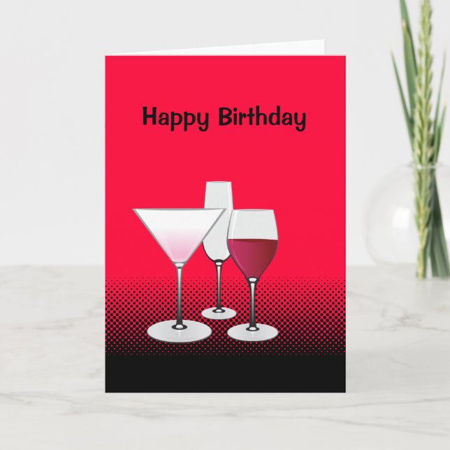 Carte de joyeux anniversaire (Devant)