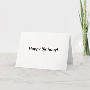 Carte de joyeux anniversaire