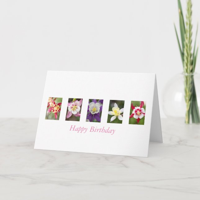 Carte de joyeux anniversaire (Devant)