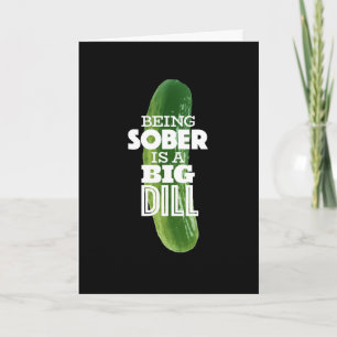 Carte de joyeux anniversaire Big Dill sobre person
