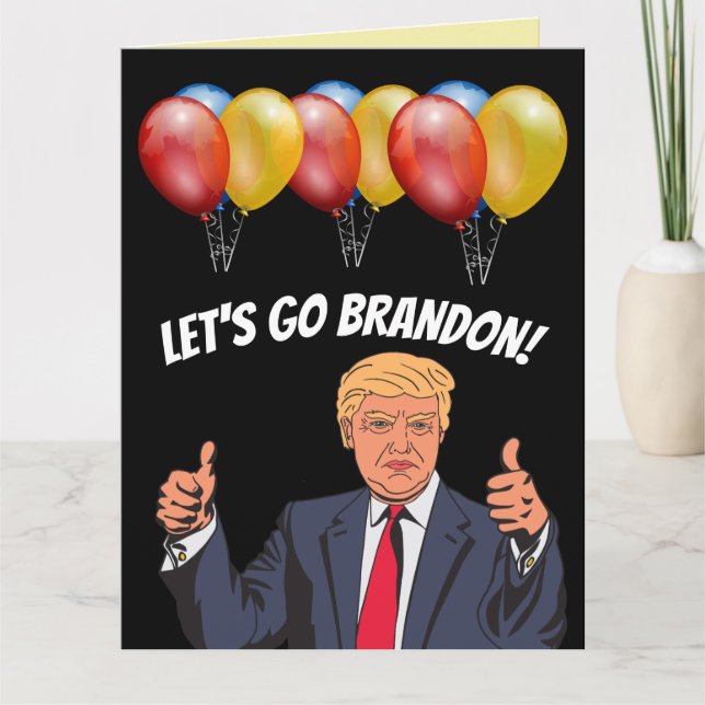 CARTE DE JOYEUX ANNIVERSAIRE BRANDON ALLONS-Y TRUM (Devant)