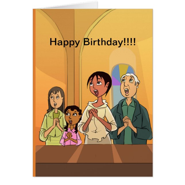 Carte de joyeux anniversaire de conception de (Devant)