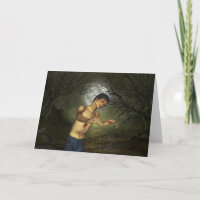 Carte de joyeux anniversaire de zombi