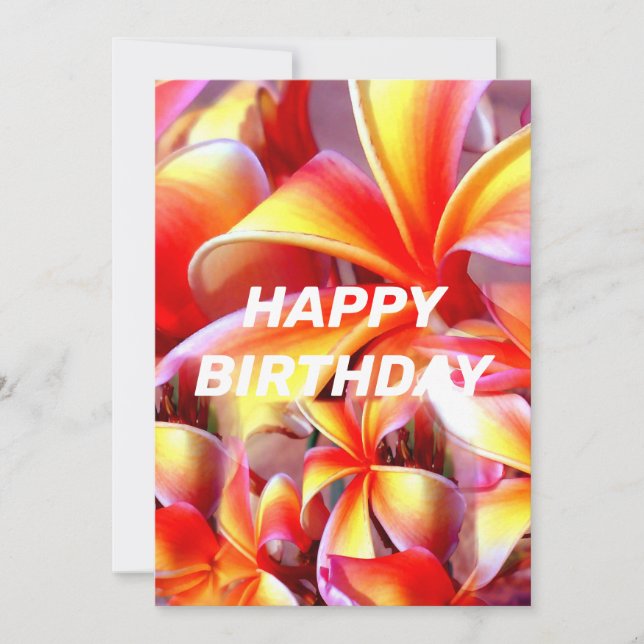 CARTE DE JOYEUX ANNIVERSAIRE PAR ARTIST PAULA REIL (Devant)