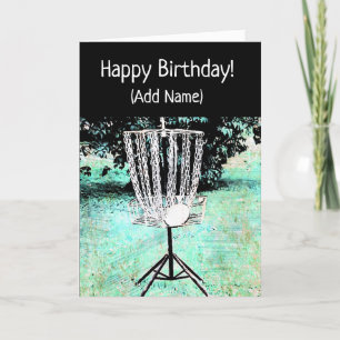 Carte de joyeux anniversaire pour un golfeur de