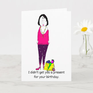 Carte de joyeux anniversaire sarcastique pour mill