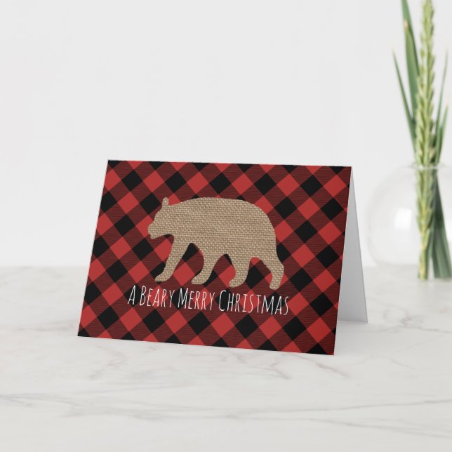 Carte de Joyeux Noël de Beary (Devant)