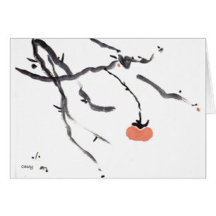 Carte de kaki et de branches avec le proverbe