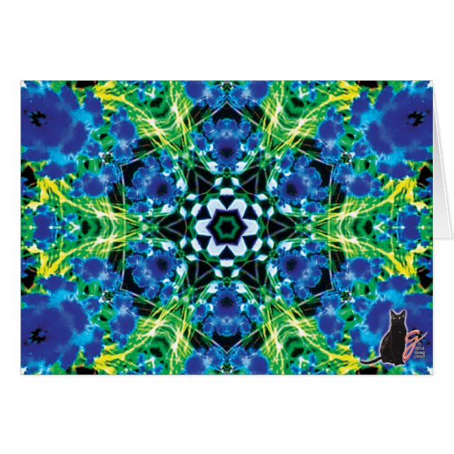 Carte de kaléidoscope de Crystalmarine (Devant horizontal)