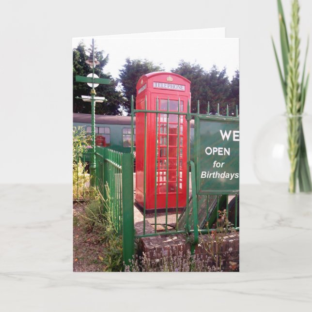 Carte de Kiosque téléphonique rouge britannique (Devant)