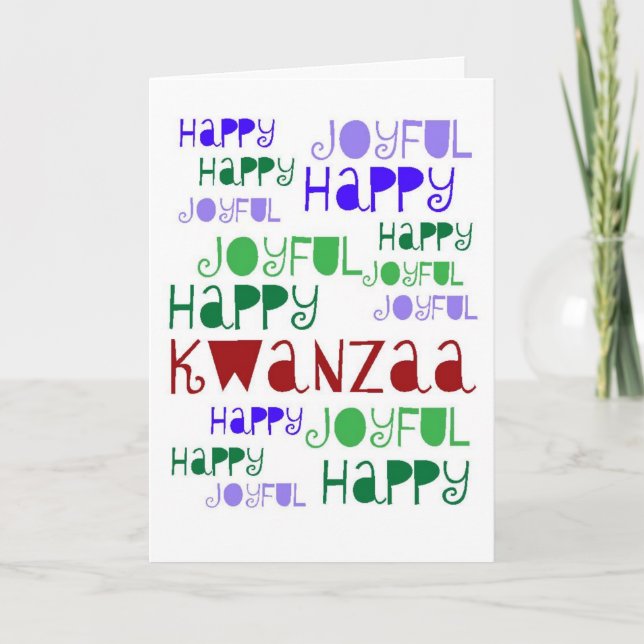 Carte de Kwanzaa (Devant)