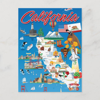 Carte de la Californie