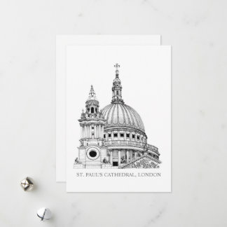 Carte de la cathédrale St Paul