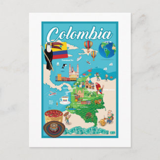 Carte de la Colombie