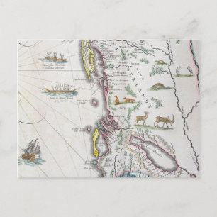 Carte de la côte Est