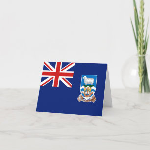 Carte de la Falkland Islands Flag