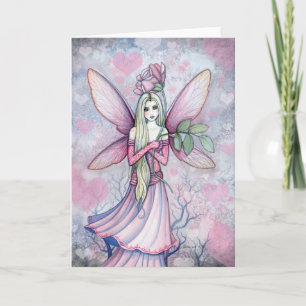 Carte de la fée de la Saint-Valentin par Molly Har
