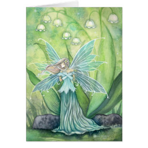 Carte de la fée du muguet