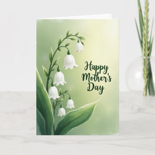Carte de la Fête de la Fleur Blanche Douce