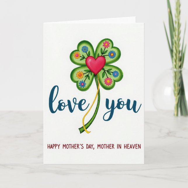 Carte de la Fête des Mamans Chéries (Devant)
