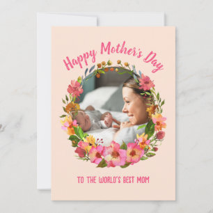 Carte de la Fête des Mères "À la meilleure maman d