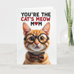 Carte de la Fête des Mères Chat Miaou