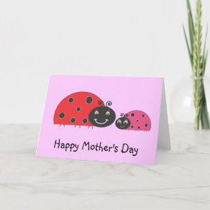 Carte de la fête des mères de Ladybug