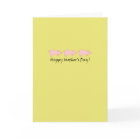 Carte de la fête des mères de porc