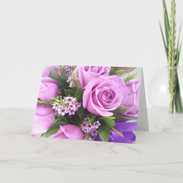 Carte de la fête des mères du Bouquet du début du  (Devant)