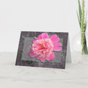 Carte de la fête des mères Peony