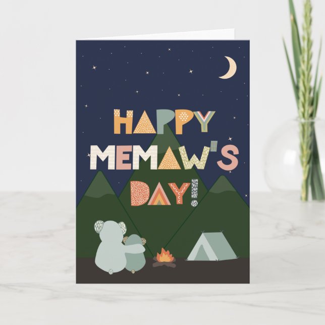 Carte de la Fête des Mères pour MeMaw (Devant)