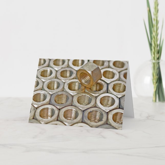 Carte de la fête des pères écrou unique (Devant)