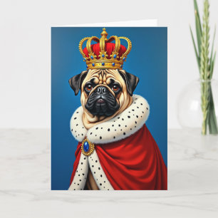 Carte de la Fête des Pères pour Chiens Royaux