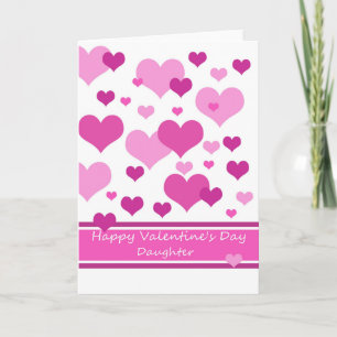 Carte de la fille Valentine
