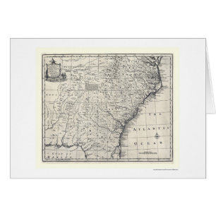 Carte de la Géorgie et de Carolinas par Bowen 1752