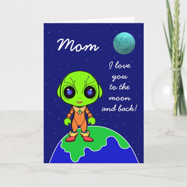 Carte de la Journée des mères Aliens par Jo Images (Devant)