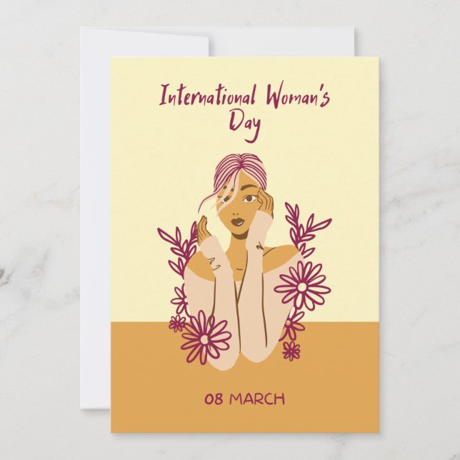 Carte de la Journée internationale de la femme (Devant)