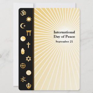 Carte de la Journée internationale de la paix