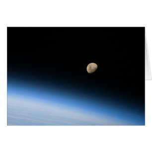 Carte de la Lune gibbeuse en orbite