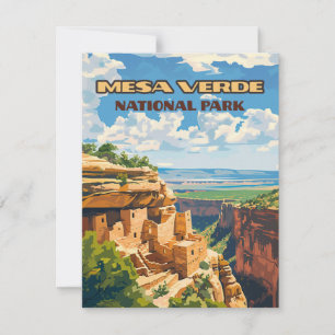Carte de la maison du Colorado Cliff du Mesa Verde