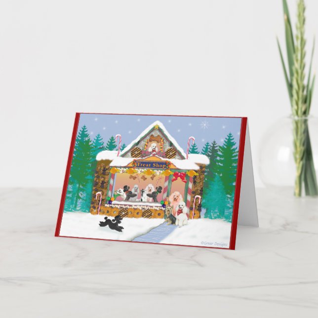 Carte de la maison en pain d'épice de Noël (Devant)