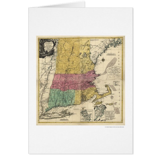 Carte de la Nouvelle Angleterre - 1777 (Devant)