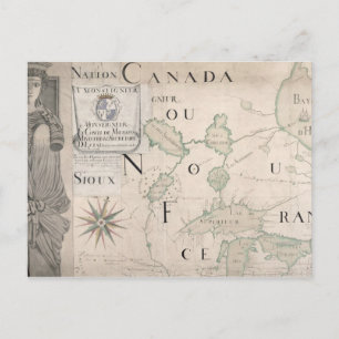 Carte de la Nouvelle-France 1699