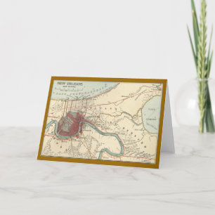 Carte de la Nouvelle-Orléans 1900